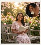 Blossom & Minimalist Earring Set