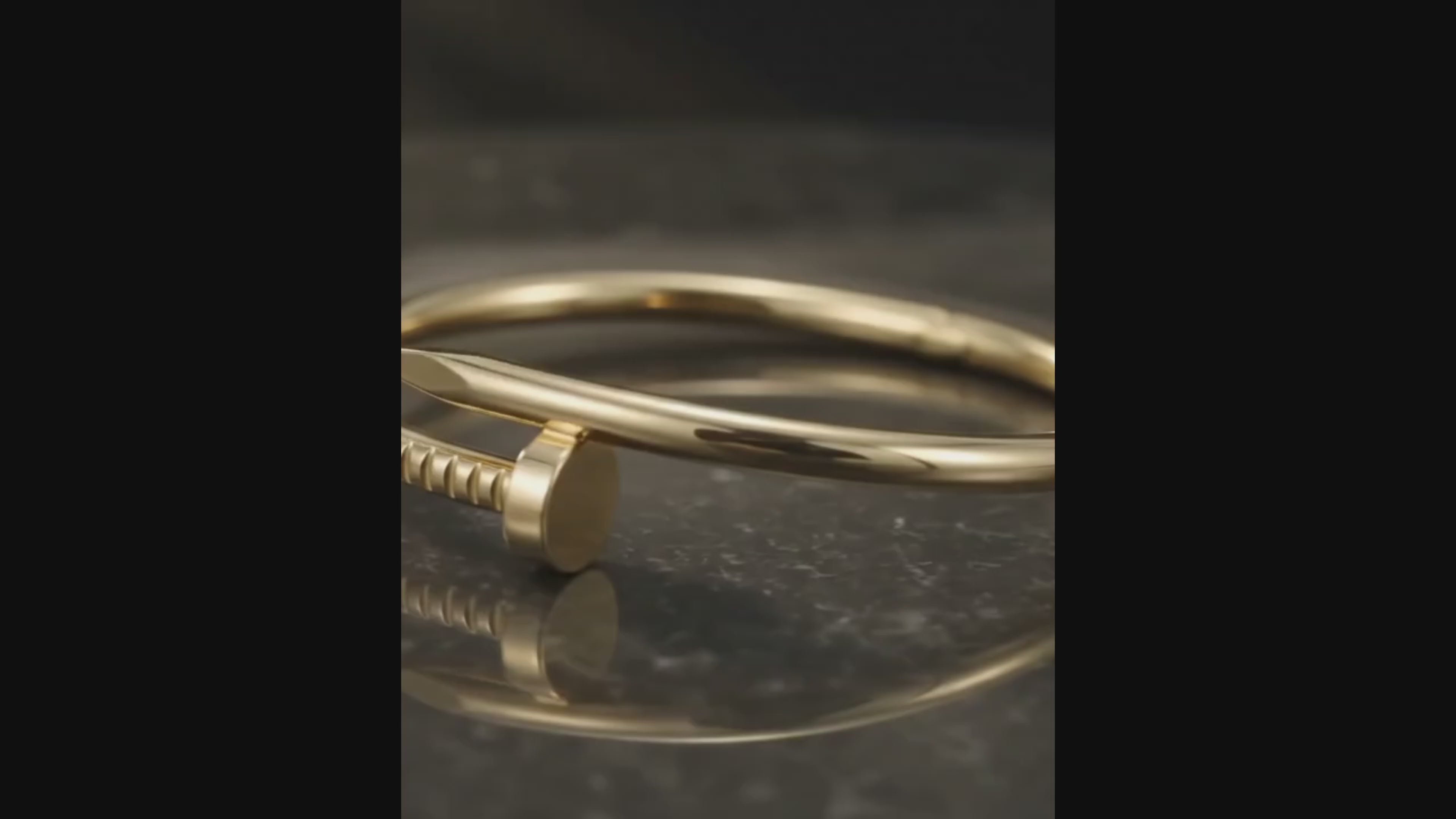 The Sculptural Gold Nail Cuff